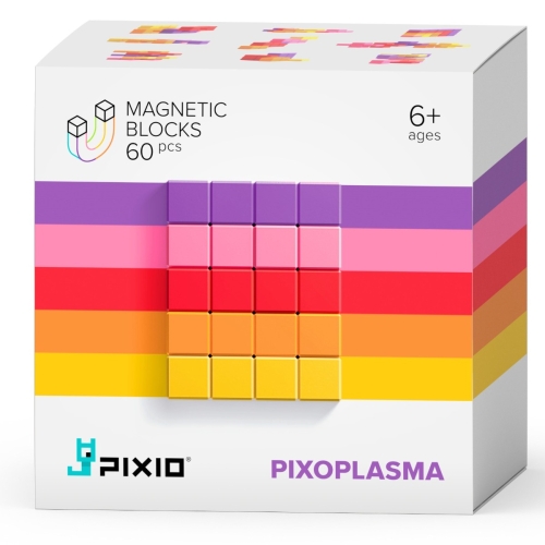 Pixio Giocattolo magnetico astratto Pixoplasma 64 pezzi