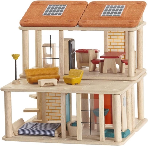 Plantoys Casa delle bambole in legno Casa del gioco creativo