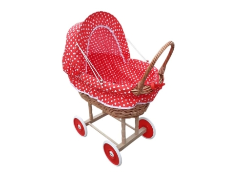 Cappuccio Playwood Doll Reed Reed Fabric Rosso