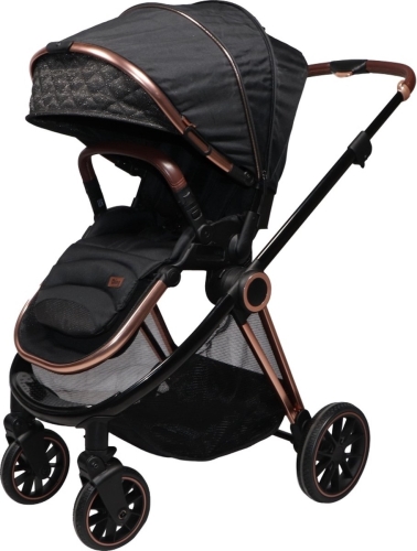 Passeggino Ding Fenix nero e rosa