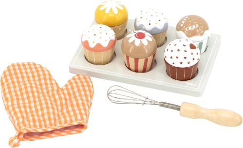 Tryco Set di cupcake in legno