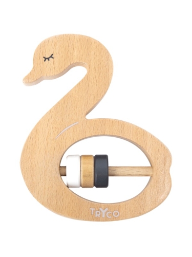 Tryco - Sonaglio di legno - Cigno