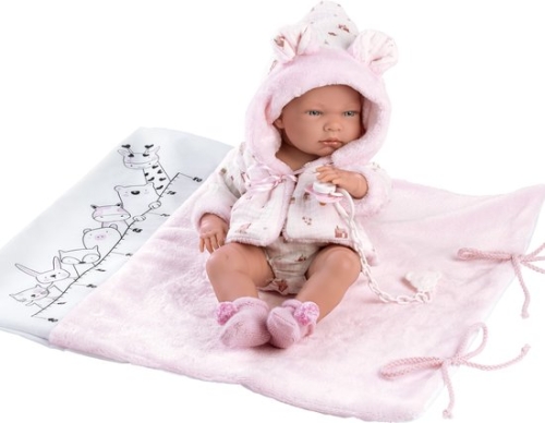 Llorens Baby Doll Nica Rosa con Coperta 40 cm