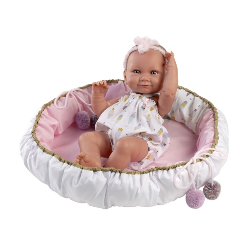 Llorens Baby Doll Nica rosa in bozzolo 40 cm