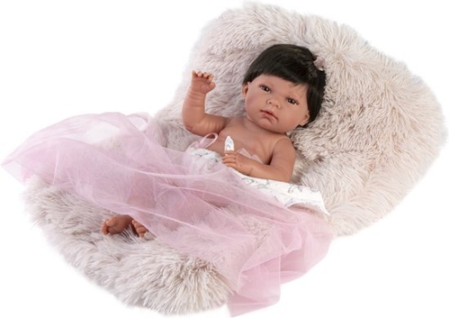 Llorens Baby Doll Nica Rosa con cuscino e peluche 40 cm