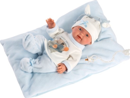Llorens Baby Doll Bebito Blu con cuscino 26 cm