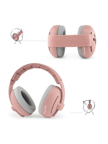 ZAZU - Paraorecchie per bambini e ragazzi - Rosa