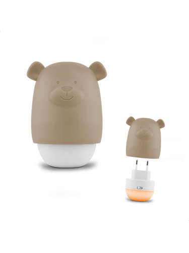 ZAZU - Luce notturna - L'orso Benny - Taupe